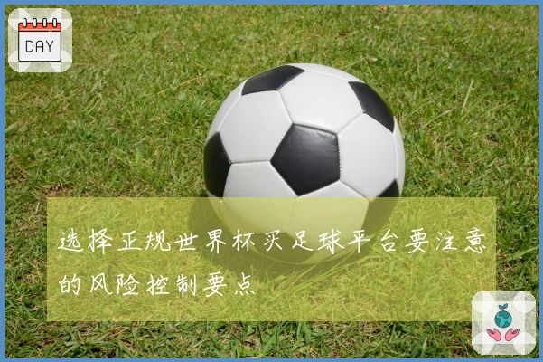 选择正规世界杯买足球平台要注意的风险控制要点